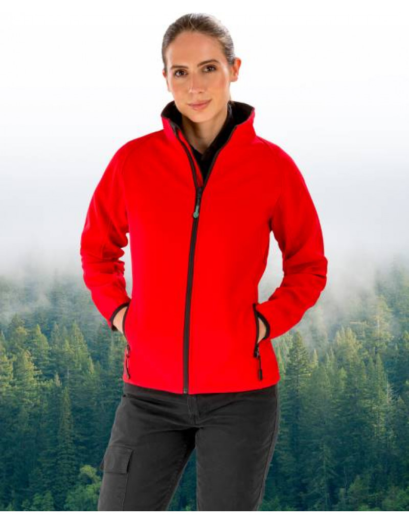 Jachetă softshell cu 2 straturi pentru femei, imprimabilă
